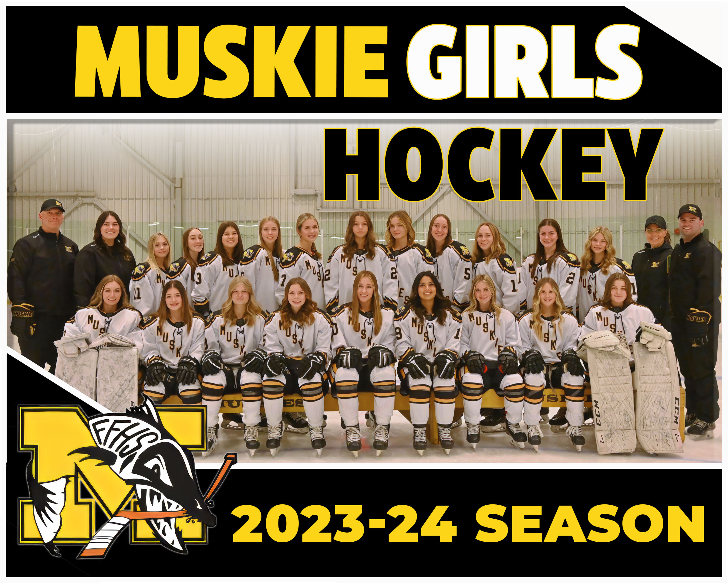 Muskie Girls Hockey Team 2023-24
